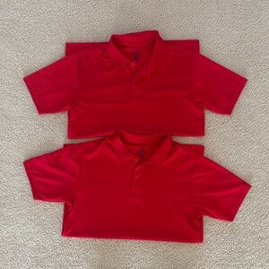 Chap’s Red Red Performance uniform Polo Shirt (2 Shirts)